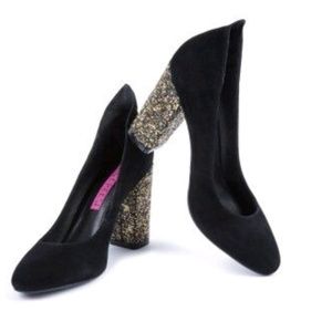 Tracy Reese Sparkly Block Heels